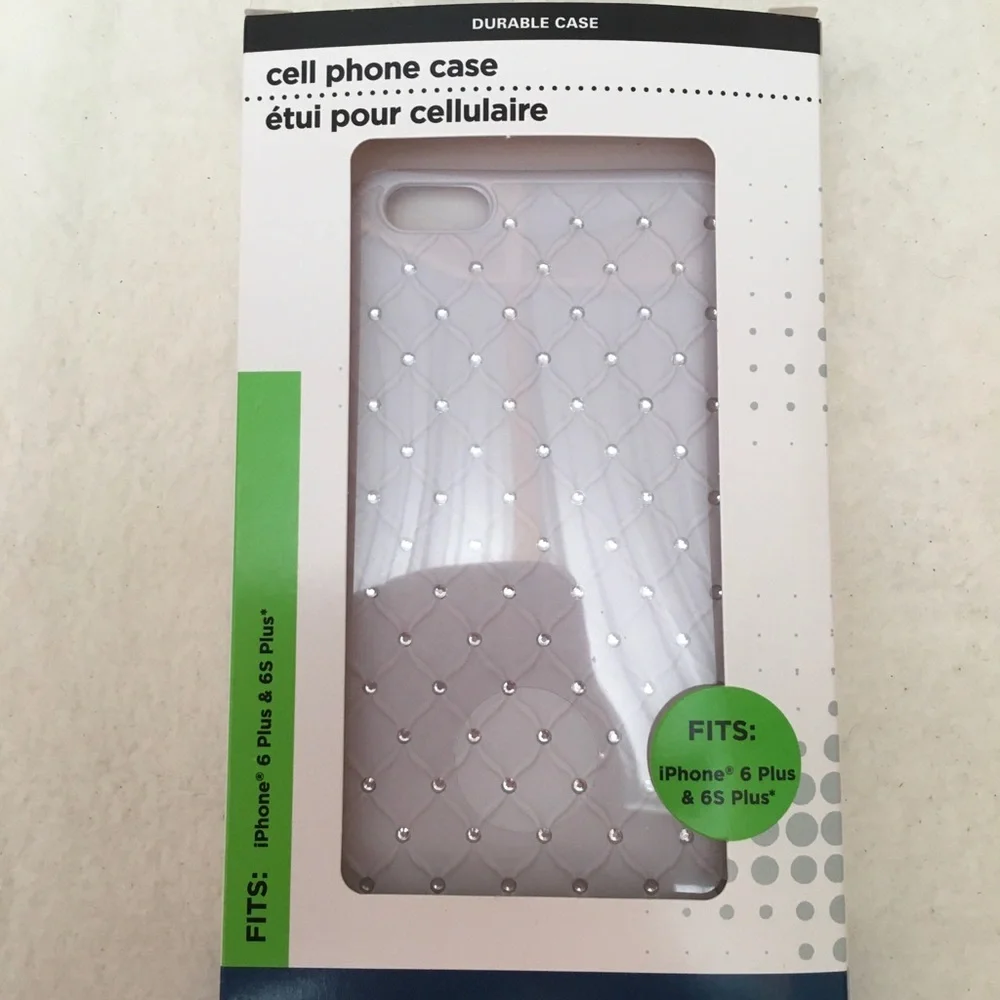 Free with Bundle New Womens girls iPhone cover rhinestones fits 6 plus & 6s plus